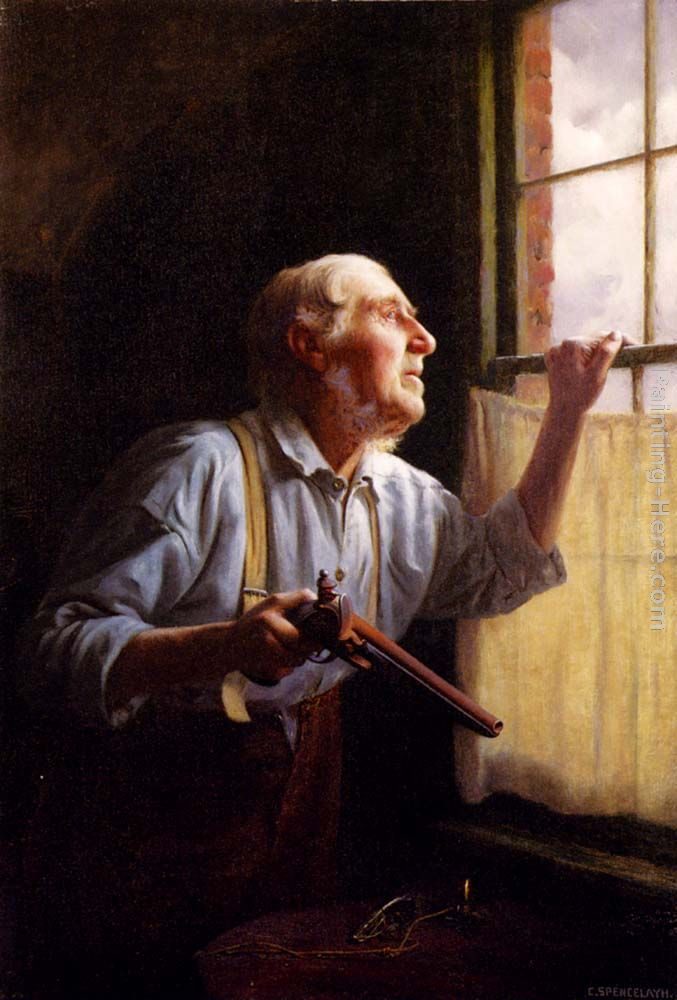 Charles Spencelayh Zeppelins